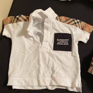 Infant authentic Burberry shirt